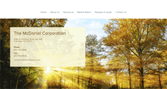 Desktop Screenshot of mcdanielcorp.com